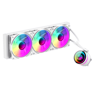 [02113] REFRIGERACION LIQUIDA GAMEMAX ICEBURG 360 INFINITY TDP 300W ARGB BLANCA 