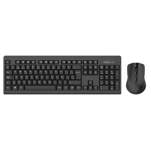 [02126] COMBO TECLADO Y MOUSE AON FLEXIFOCUS-275 AO-KB-1001-SZ  INALAMBRICO NEGRO  