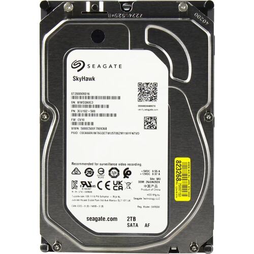 [00429] DISCO DURO 3.5" 2TB SEAGATE SKYHAWK SATA ST2000VX016