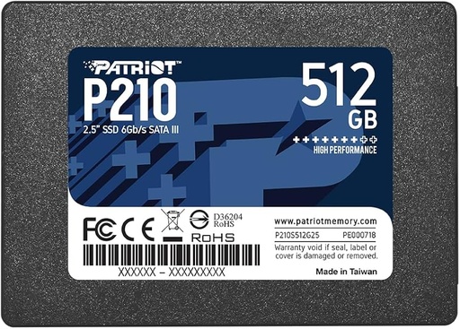 [01354] DD SSD 2.5" 512GB PATRIOT SATA III