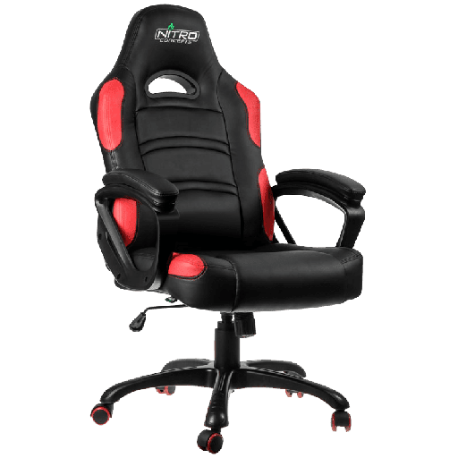 [01351] SILLA GAMING GAMEMAX NITRO NEGRA-ROJA