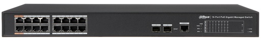 [01006] SWITCH 16 PUERTOS DAHUA ADMIN GIGABIT POE RACK DH-PFS4218-16GT-240