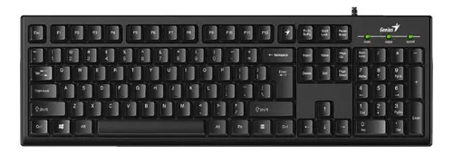 [00275] TECLADO GENIUS KB100 USB NEGRO