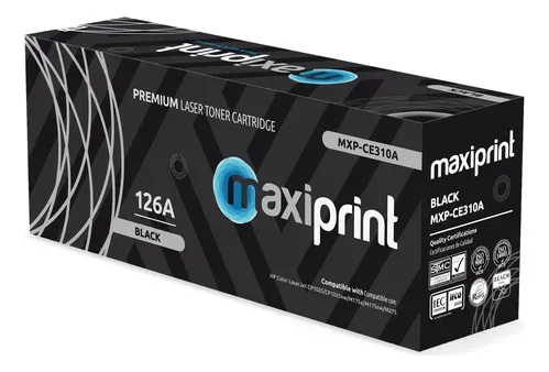 [00324] TONER CE310A/126A COMPATIBLE HP NEGRO MAXIPRINT