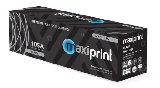 [00111] TONER MAXIPRINT W1105A/105A COMPATIBLE HP BLACK 